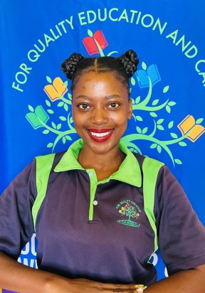 Teacher Tshiamo - Grade RR1 teacher